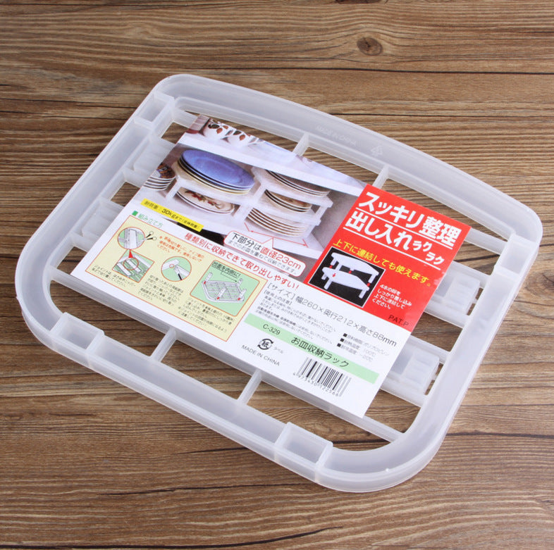 Kitchen storage plate tableware dish storage rack – image 3
