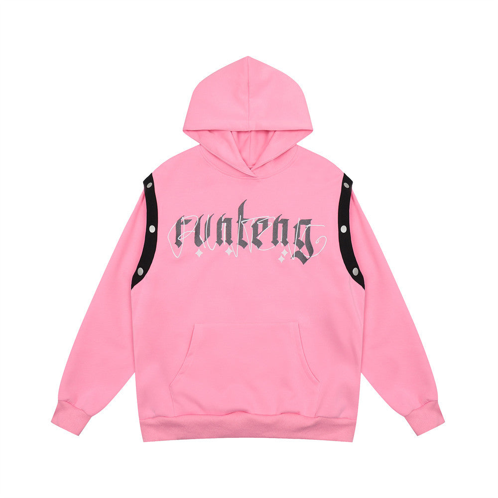 Fashion Letters Printed Hoodie Men – image 2