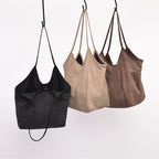 Suede cloth bag shoulder bag women bag – image 2