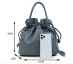 Fashion Leather Bucket Bag New Women – image 2