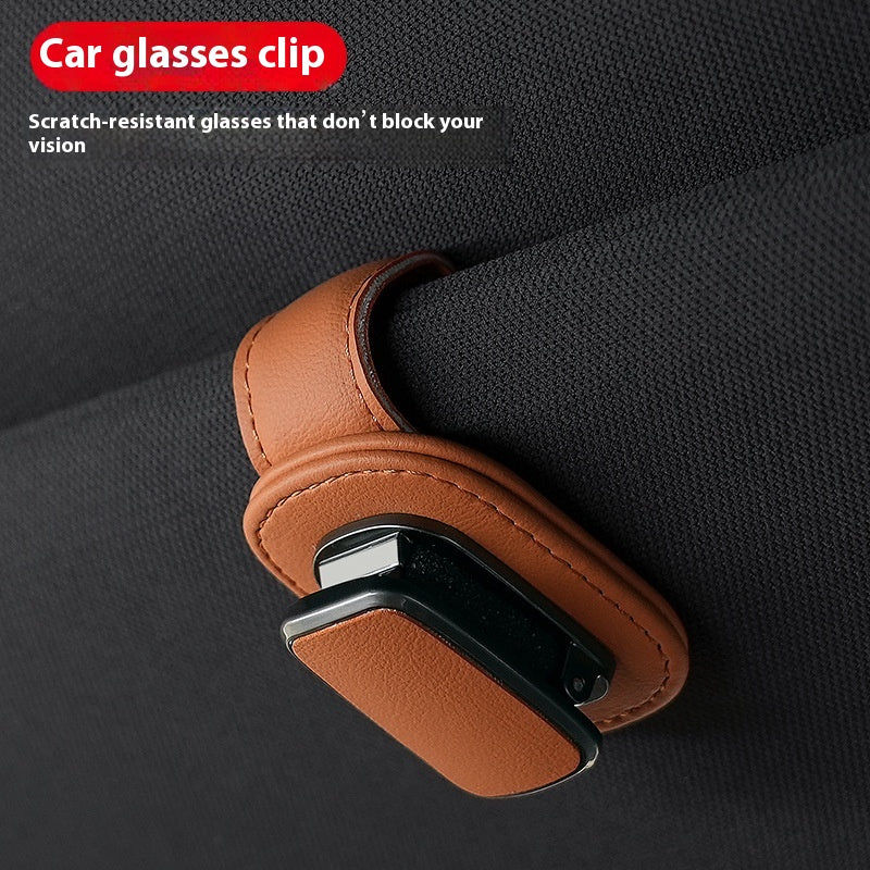 Leather Car Accessories Car Glasses Frame – image 4