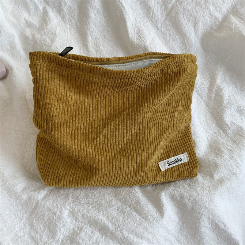 Fashion Corduroy Cosmetic Bag Women – image 6