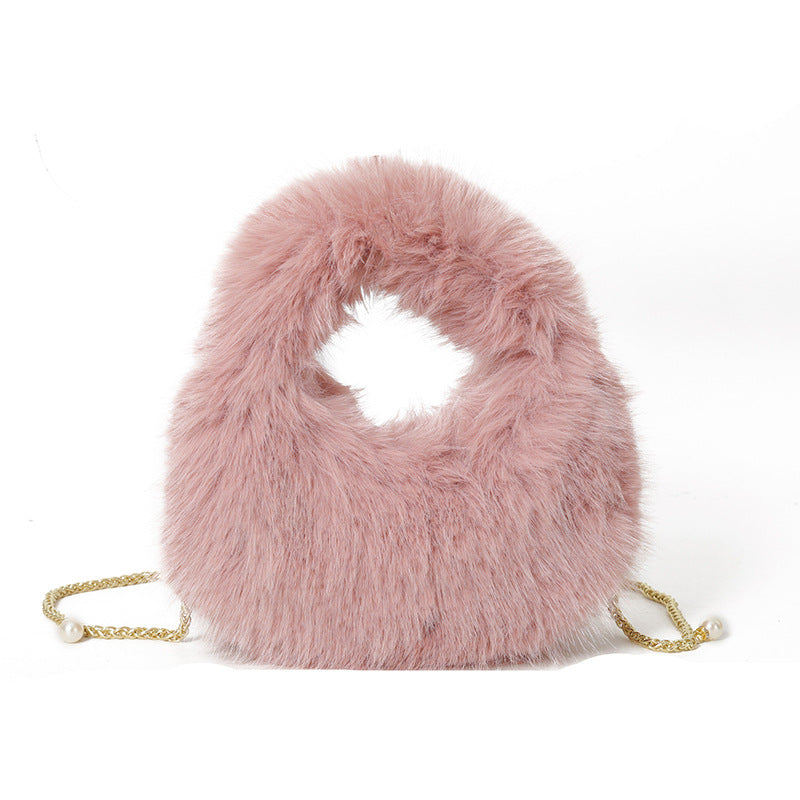 Fashion Plush Hand-carrying Bag Women – image 12