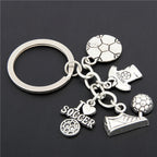 Cheerleader Athlete Fitness Sport Keychain – image 8