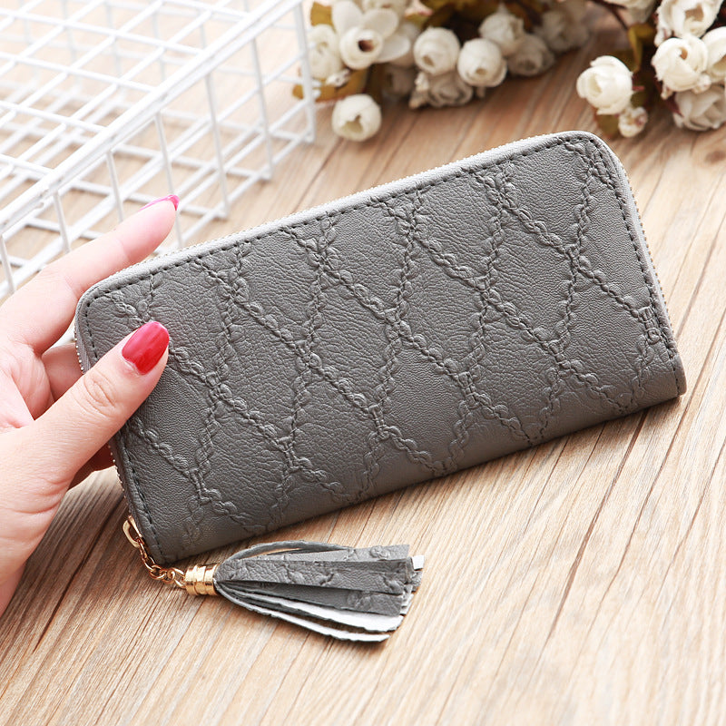 Women Purse Fashion Tassel Large Capacity – image 8