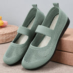 Casual Shoes For Women Flying Woven Women's Shoes Breathable Women Hollow Out Soft Bottom Mom Shoes – image 7