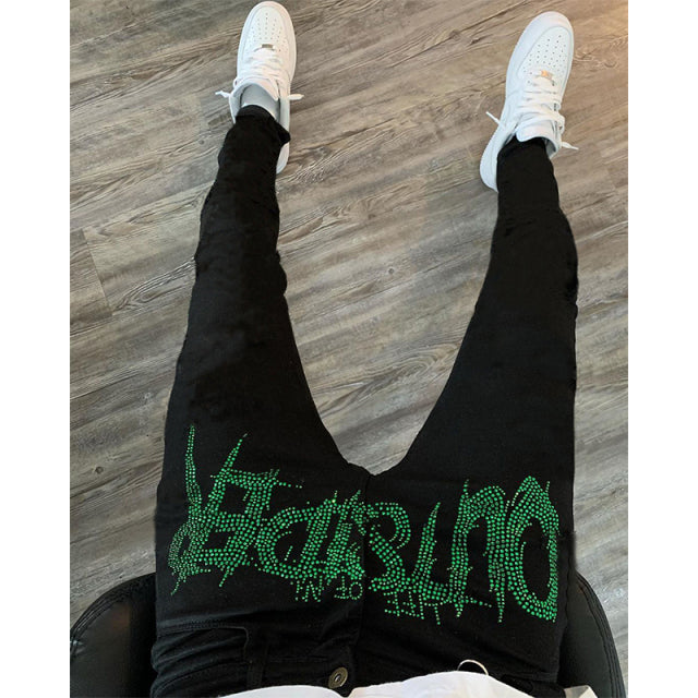 Men Black Fashion Ripped Jeans – image 5
