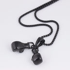 Fashion Gold Necklace Boxing Sport Simplicity
