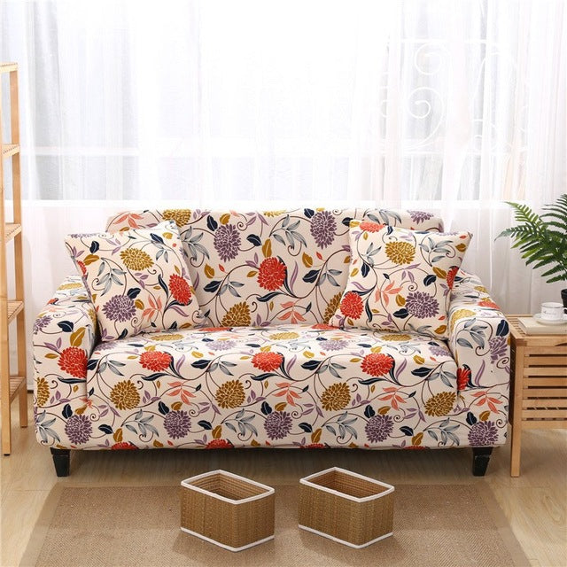 Printed sofa cushion sofa cover sofa cover – image 10