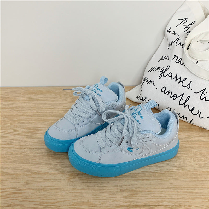 Versatile Thick Shoes Tongue Canvas Shoes For Women – image 2