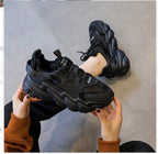 Shoes Women New Thick Soled Women S Shoes Versatile Sports Shoes Black Fashion Net Red Daddy Shoes Spring – image 2