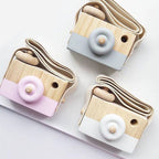 Cute Wooden Toys Camera Baby Kids – image 6