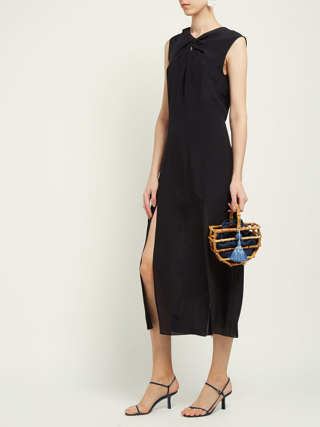 Tassel women bag bamboo bag – image 3