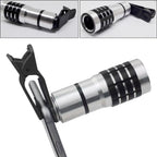 12 times telescopic lens universal collar clip cell phone accessories 12X high-definition outdoor filming long coke – image 2