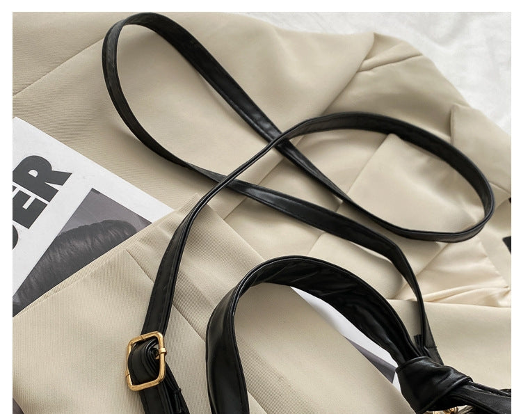 Small square bag retro armpit bag women''s bag – image 3