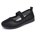 Casual Shoes For Women Flying Woven Women's Shoes Breathable Women Hollow Out Soft Bottom Mom Shoes – image 17