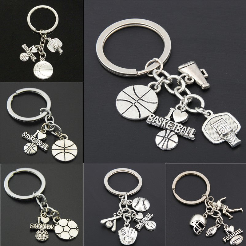 Cheerleader Athlete Fitness Sport Keychain – image 9