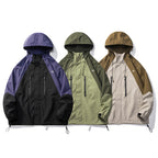 Fashion Colorblock Shell Jacket Men – image 14
