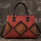 Top Layer Cowhide Retro European And American Fashion Casual Handbag – image 3