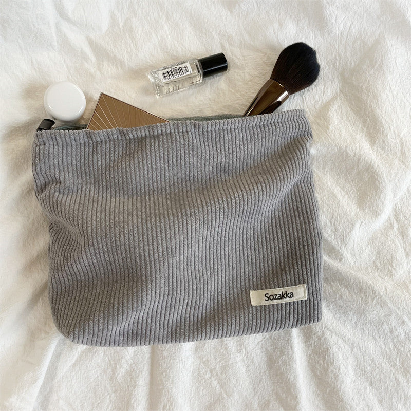 Fashion Corduroy Cosmetic Bag Women – image 4