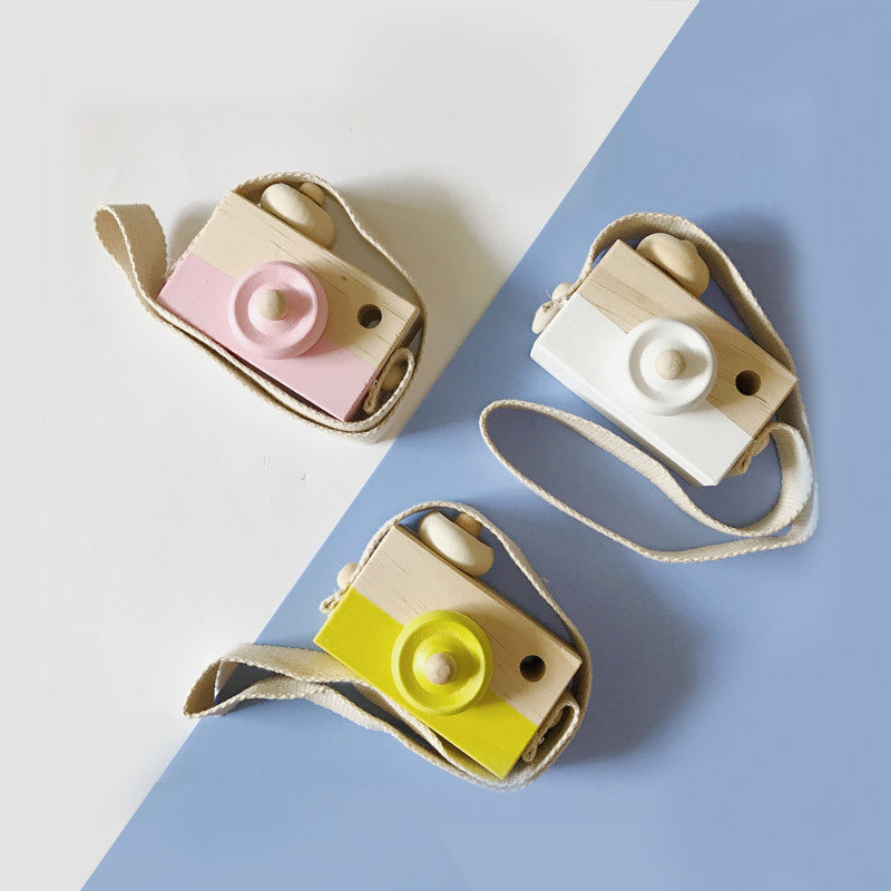 Cute Wooden Toys Camera Baby Kids – image 3