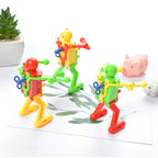 Clockwork Dancing Robot Clockwork Gymnastics Creative Small Toys Novelty Toys Christmas Goods Gift For Kids Fidget Toys – image 6