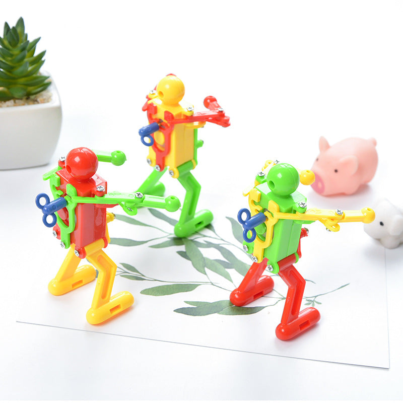 Clockwork Dancing Robot Clockwork Gymnastics Creative Small Toys Novelty Toys Christmas Goods Gift For Kids Fidget Toys – image 6