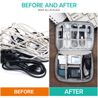 Electronics Organizer Travel Cable Organizer Bag Waterproof Portable Digital Storage Bag Electronic Accessories Case Cab – image 10