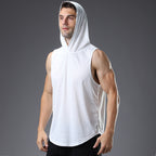 Fashion Hooded Fitness Vest Men – image 11