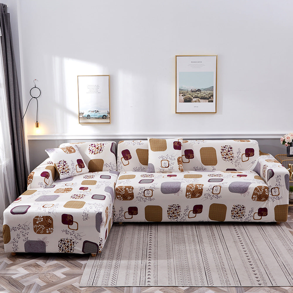 Printed sofa cushion sofa cover sofa cover – image 5