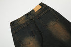 Fashion Horn Denim Trousers Men – image 19