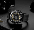 Sport leather men's quartz watch