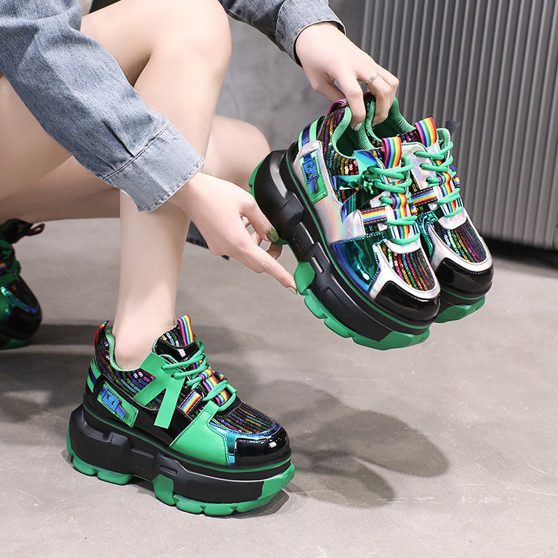 Daddy's Shoes Fashion Single Shoes Trendy Lace Up Shoes Women – image 5