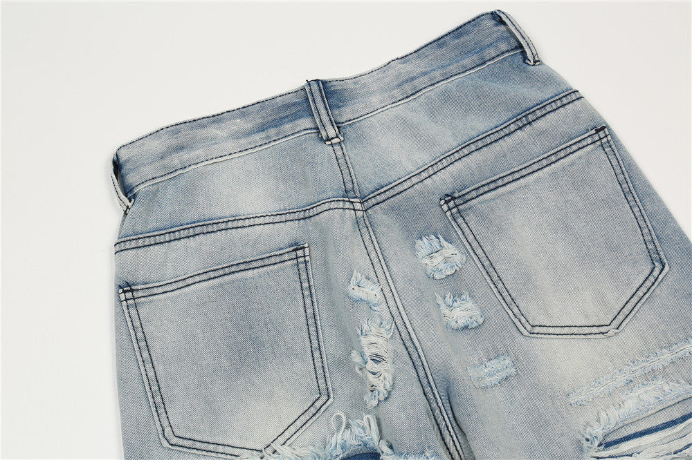 Fashion Flared Washed Jeans Men – image 2