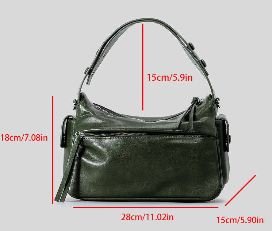 Fashion Soft Leather Boston Bag Women – image 12