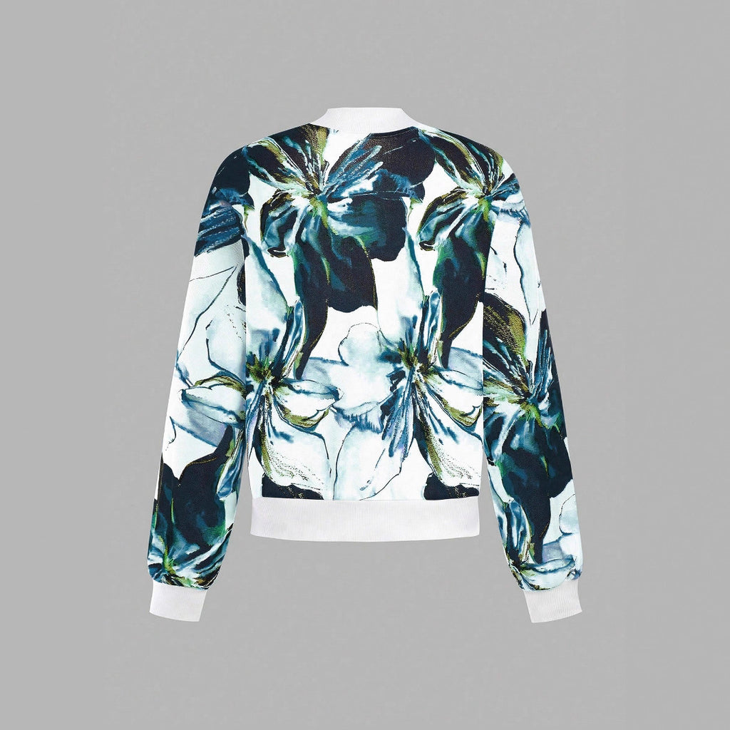 Printed Jacket Women Zipper All-matching Jacket Tops Women – image 6
