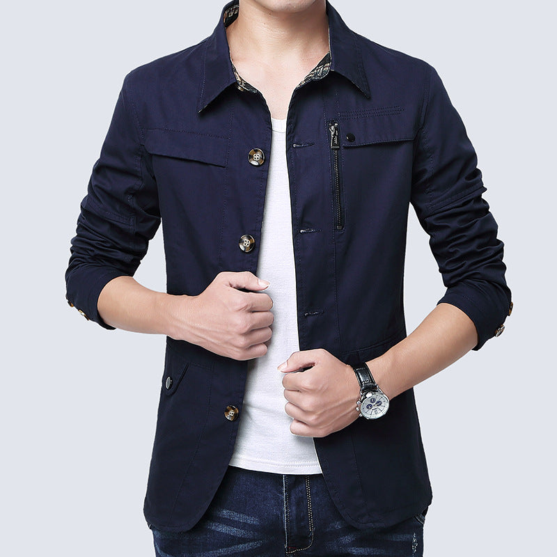 Slim thin jacket jacket men – image 6
