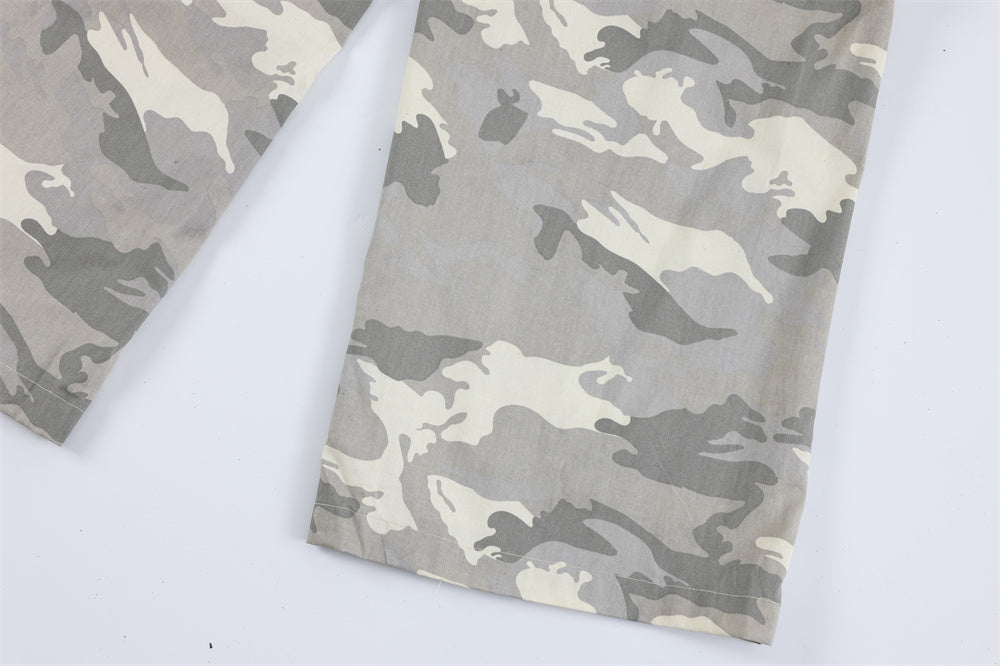 Fashion Camouflage Zipper Overalls Men – image 18