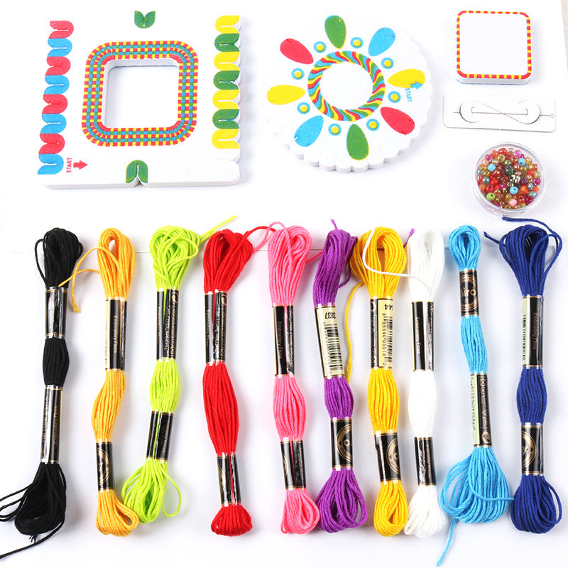 Kids DIY Beaded Braided Bracelet Ornament Toys – image 10