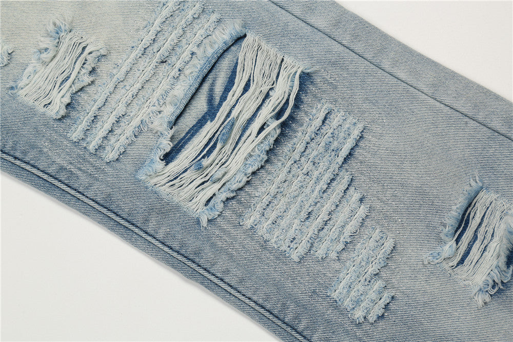 Fashion Flared Washed Jeans Men – image 17
