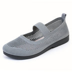 Casual Shoes For Women Flying Woven Women's Shoes Breathable Women Hollow Out Soft Bottom Mom Shoes – image 6