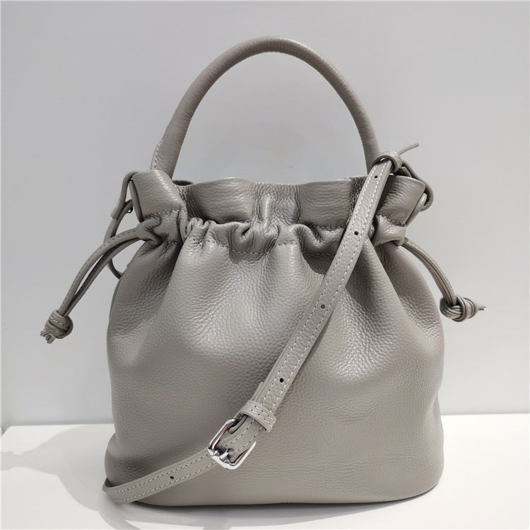 Fashion Leather Bucket Bag New Women – image 12