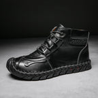 Leather shoes leather men casual shoes – image 4