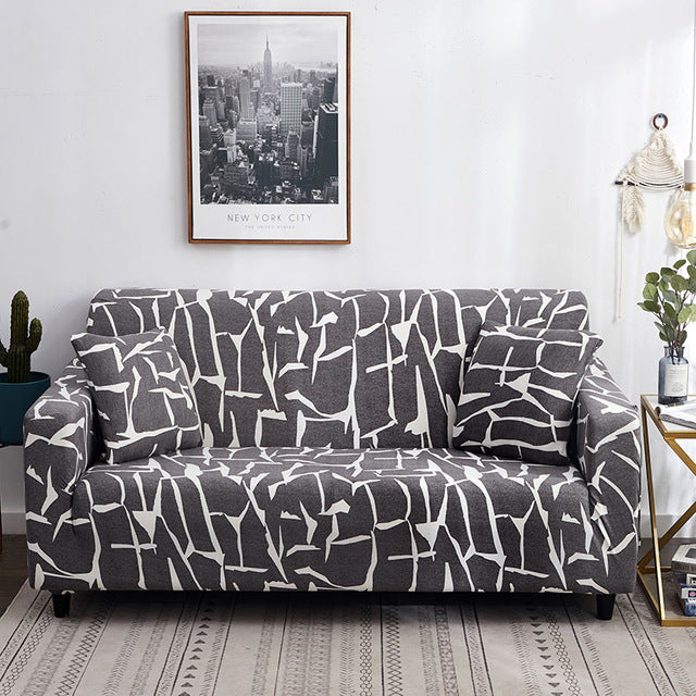 Printed sofa cushion sofa cover sofa cover – image 12