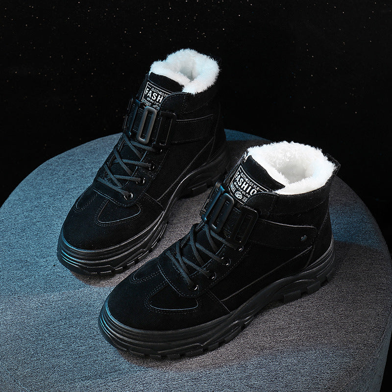 New trendy shoes women's shoes student two cotton shoes women – image 3