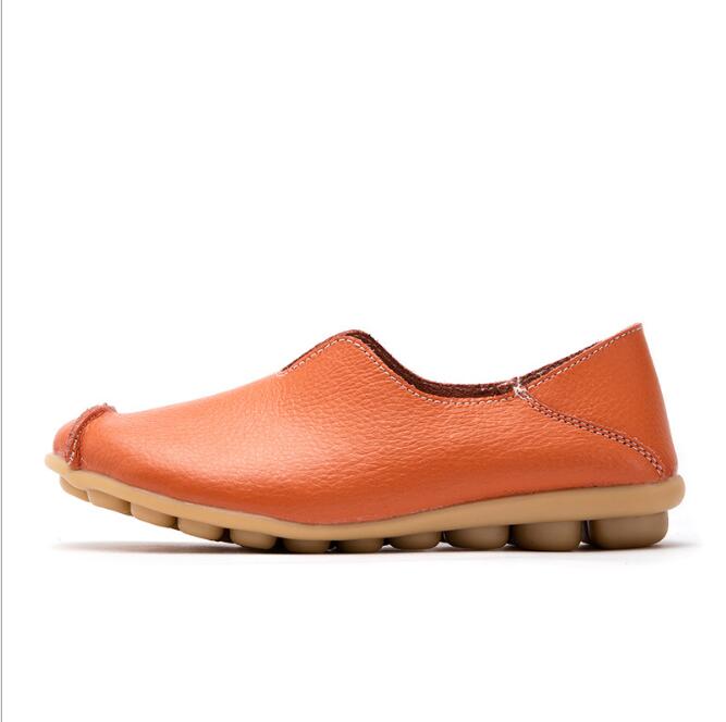 Ladies Flats Shoes Women Genuine Leather Shoes – image 2