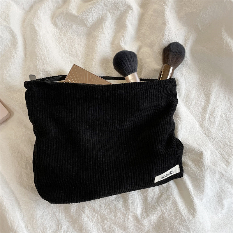 Fashion Corduroy Cosmetic Bag Women – image 15