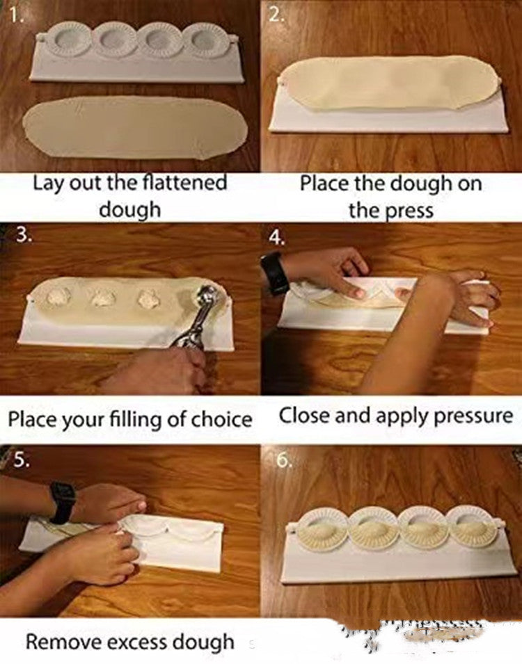 Kitchen Gadgets Dumpling Mould Pure White – image 2