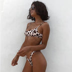 Ladies leopard print bikini swimsuit – image 8