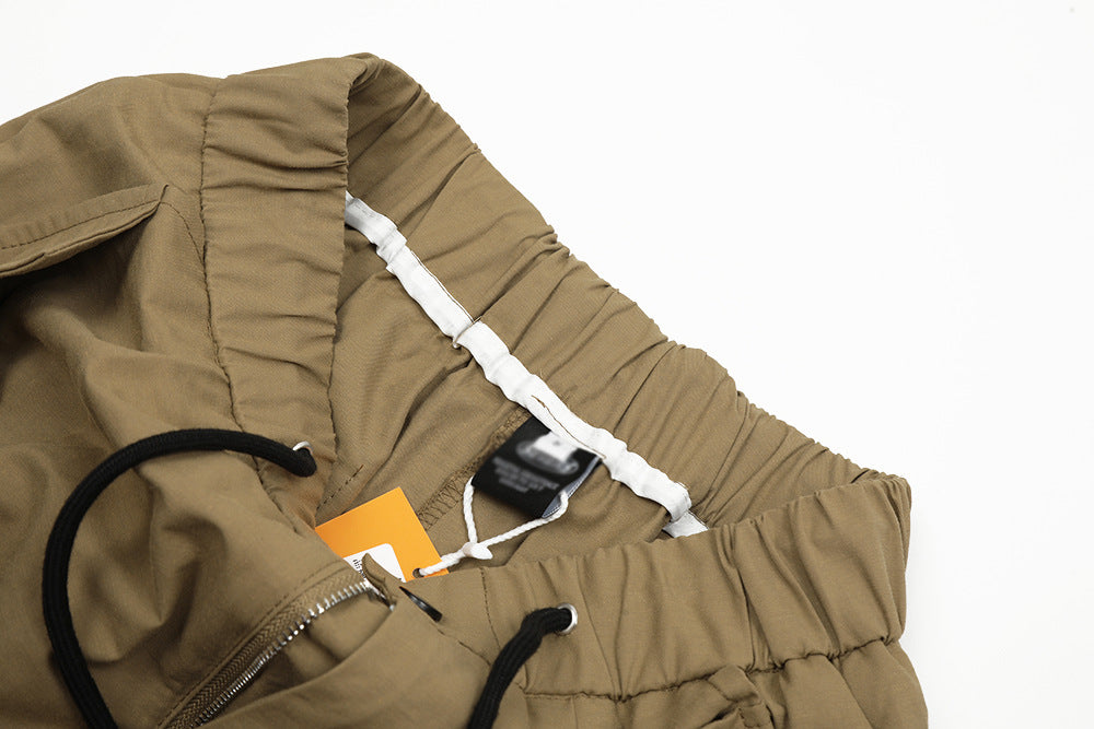 Fashion Pleated Paratrooper Overalls Men – image 4